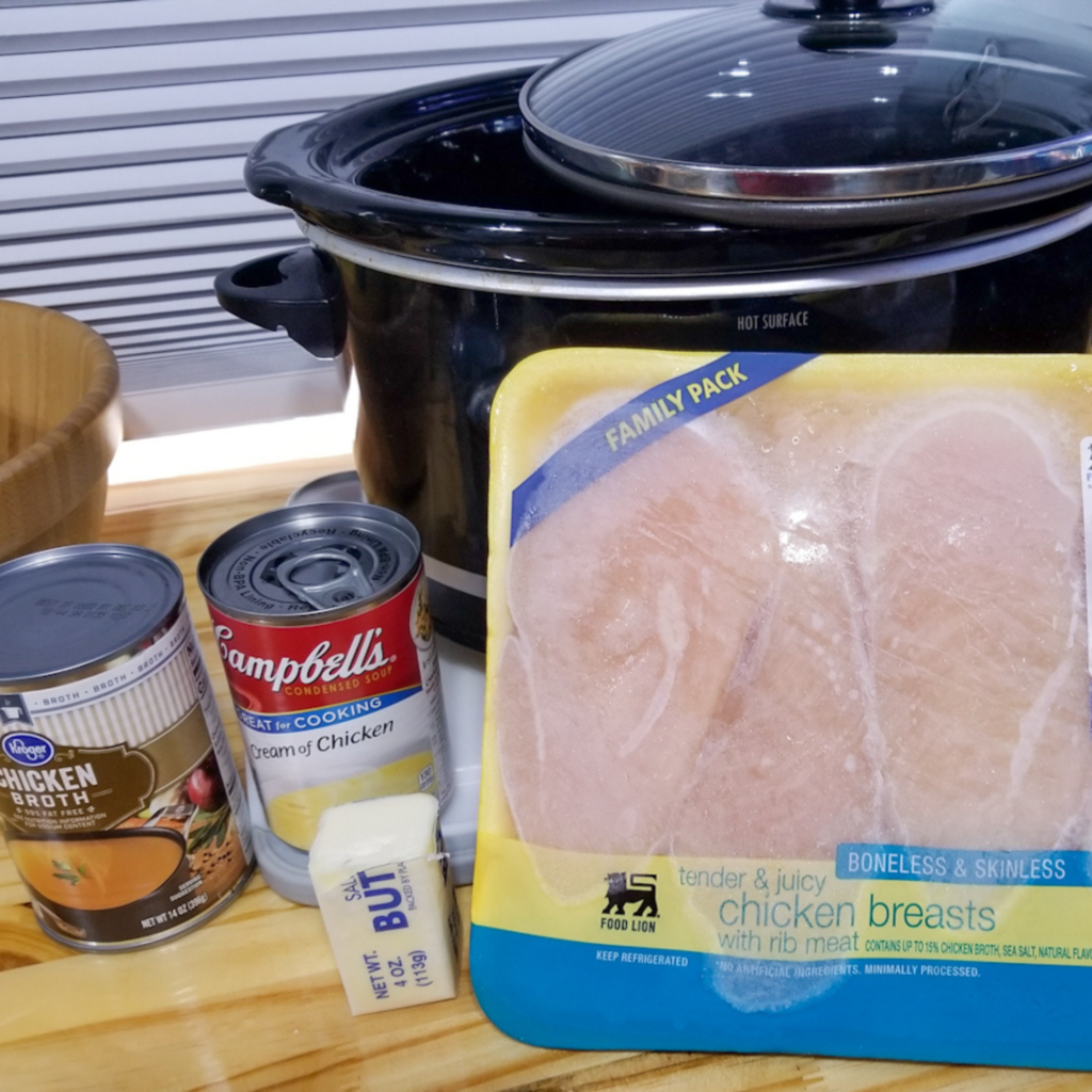 Crockpot Chicken N Noodles Ingredients