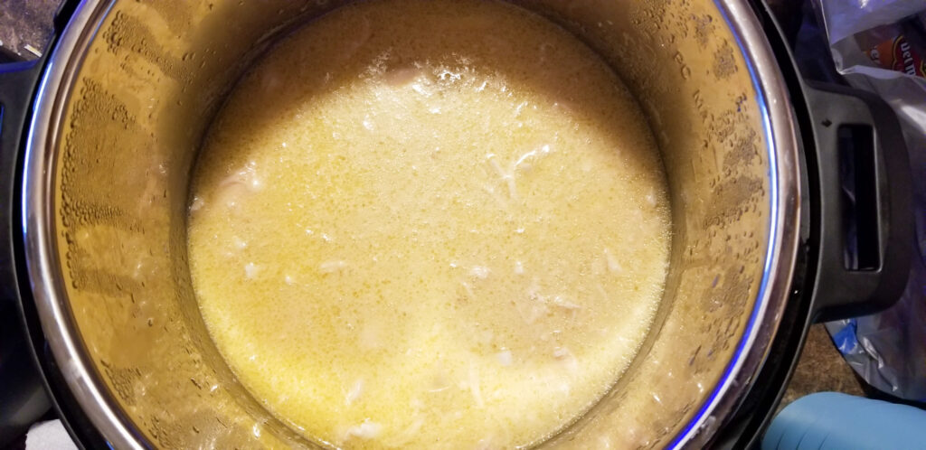 Crockpot Chicken & Noodles Cook