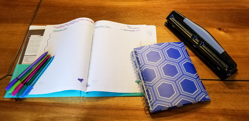 Prayer Journal Supplies
